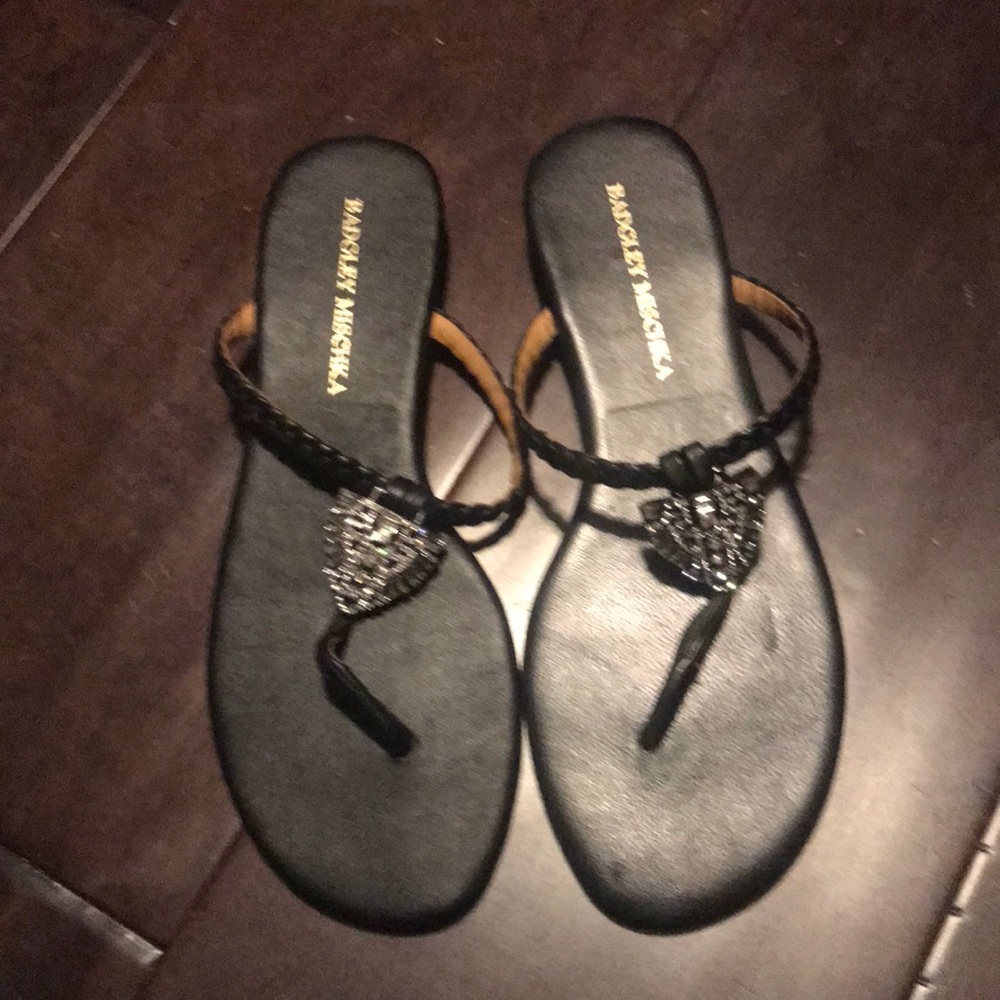 Badgley Mischka sandals.